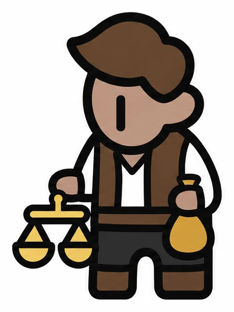 Master Trader — Legend of Hexdom 2 character illustration.